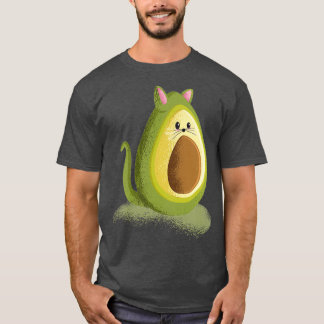 Avocado cat 4 t-shirt