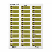 Avocado Classic Harvest Retouradreslabels Etiket (Full Sheet)