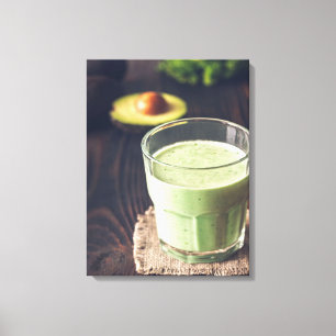 Avocado Coconut Smoothie   Lover Gift Canvas Afdruk