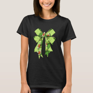 Avocado Coquette Strik voor Vrouwen Meisjes Avocad T-shirt