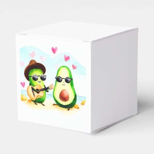 Avocado Couple Bedankdoosjes (Voorkant Zijde)