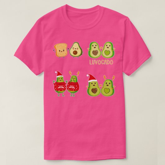 Avocado Couples Cute Classic TShirt (Design devant)