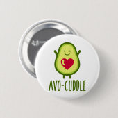 Avocado cuddle ronde button 5,7 cm (Voorkant /achterkant)