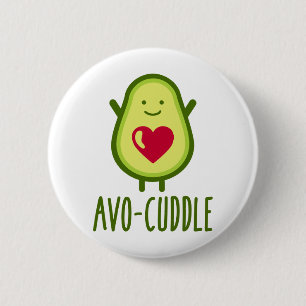 Avocado cuddle ronde button 5,7 cm