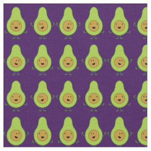Avocado Cute Kinder Cartoon Stof