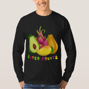 Avocado - Draak - Fruit - Mango - Papaya Foodie T-shirt