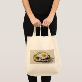 Avocado & Egg Toast Gusto Poëzie Tote Bag (Voorkant (product))