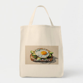 Avocado & Egg Toast Gusto Poëzie Tote Bag