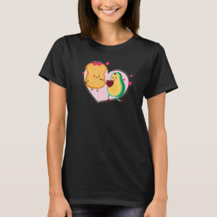 Avocado en Toast Cute Avocado Vegan Food T-shirt