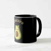 Avocado et Amoureux de les chats. AVOCATO Mug (Devant droit)