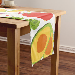 Avocado Fiesta Salad Pattern Korte Tafelloper