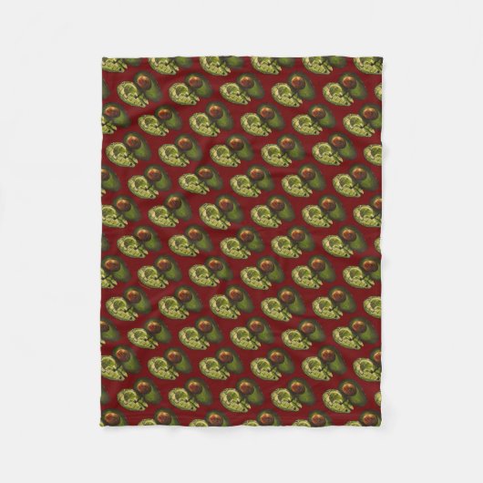 Avocado Fleece Blanket (Voorkant)
