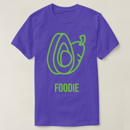 Avocado Foodie T-shirt (Design voorkant)