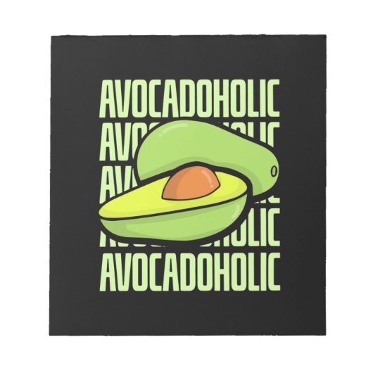 Avocado Fruit Food Notitieblok (Voorkant)