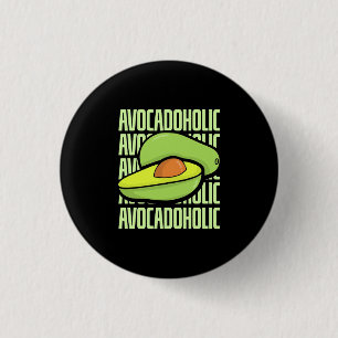 Avocado Fruit Food Ronde Button 3,2 Cm