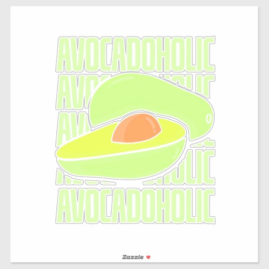 Avocado Fruit Food Sticker (Vel)