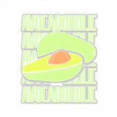 Avocado Fruit Food Sticker (Voorkant)