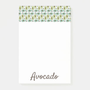 Avocado Fruit Pattern Post-it® Notes