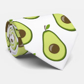Avocado Fruit Pattern Stropdas (Opgerold)