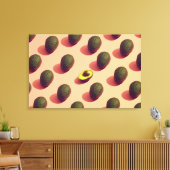 Avocado Fruit Portrait Canvas Afdruk (Insitu (Woonkamer))