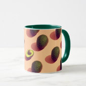 Avocado Fruit Potrait Mok (Voorkant rechts)