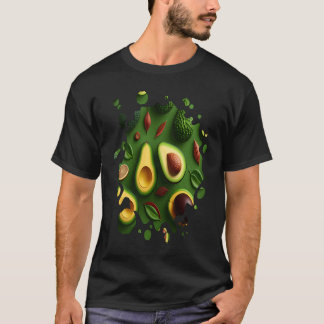 Avocado Fruit Tuinieren Groenten Mannen Vrouwen T-shirt
