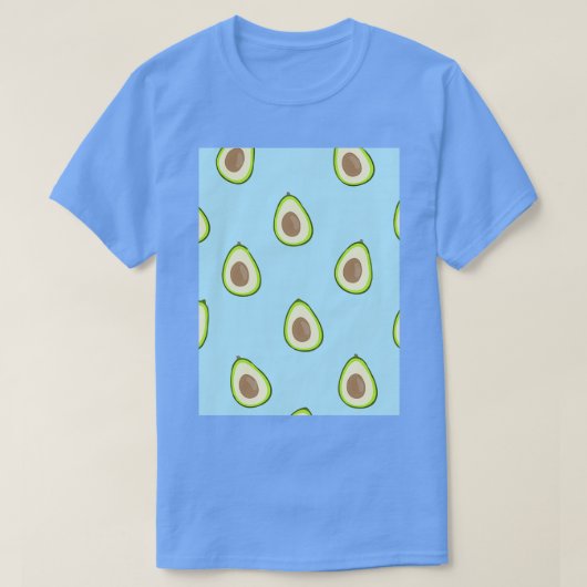 Avocado Fruits Juicy Fruit Contour T-shirt (Design voorkant)