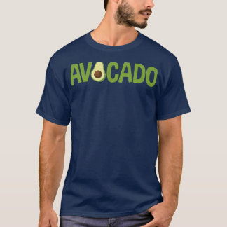 Avocado Fun Typography Gezegde T-shirt for Vegans