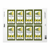 Avocado Gardener Label (Full Sheet)