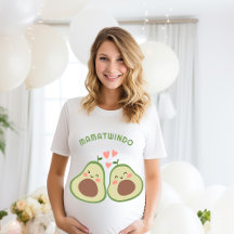 Avocado Geslacht Neutrale Twins Moeder om te zijn