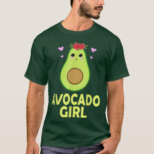 Avocado Girl Funny Vegan Gezegde voor Avocado Love T-shirt