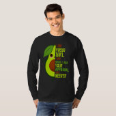 Avocado Girl Virgo Born In August or September Que T-shirt (Voorkant volledig)