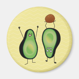 Avocado grappig gekerende handlanger magneet