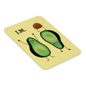 Avocado grappige handlangslang, groene put magneet (Rechterzijde)