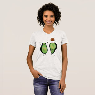 Avocado grappige handlangslang, groene put t-shirt