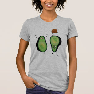 Avocado grappige handlangslang, groene put t-shirt