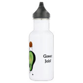 Avocado grappige handlangslang, groene put waterfles (Rechts)