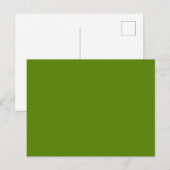 Avocado Green Briefkaart (Voorkant / Achterkant)