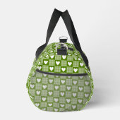 Avocado Green Gingham Hart Patch Plaid Plunjezak (Rechts)