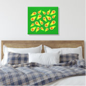 Avocado green health fruit foom canvas afdruk (Insitu (Slaapkamer))