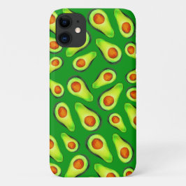 Avocado green health fruit foom iPhone 11 hoesje
