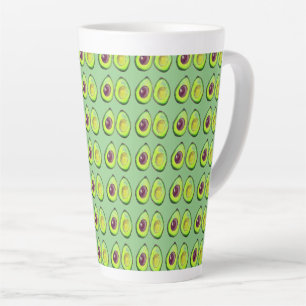 Avocado Green Vegan Foodie Vegeterian Foodie Latte Mok