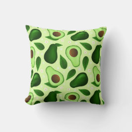 Avocado groen fris design kussen