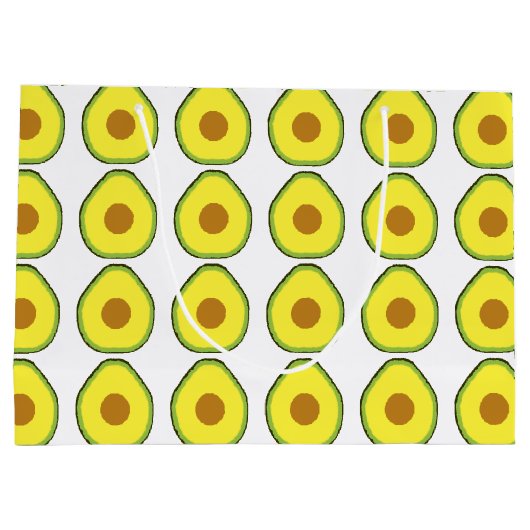 Avocado Groot Cadeauzakje (Achterkant)
