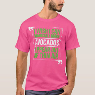 Avocado Guacamole Costume Magical Avocado Lover T-shirt