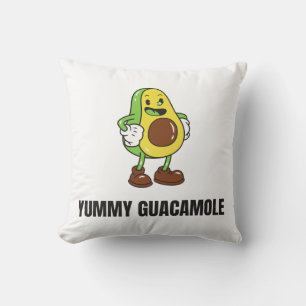 Avocado Guacamole Food Kawaii Face Kussen