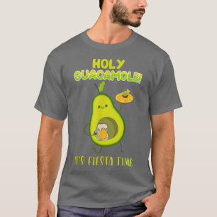 Avocado guacamole grappige uitdrukking Heilige Gua T-shirt