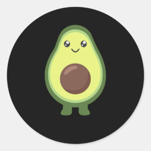 Avocado Halloween Costume Funny Avocados Ronde Sticker