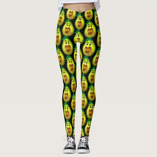 avocado harsvriendelijke voeding leggings (Voorkant)