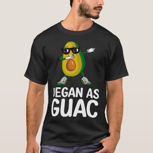 Avocado  Healthy Fruit Guacamole Vegetarian Vegan  T-shirt (Voorkant)